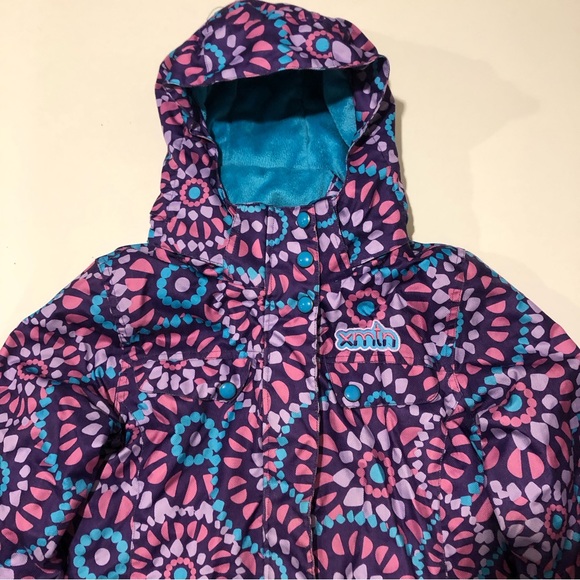 XMTN Girls Winter Jacket Size 14 Purple Pink and Blue Colors - Picture 4 of 11